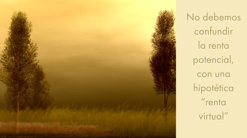 renta potencial